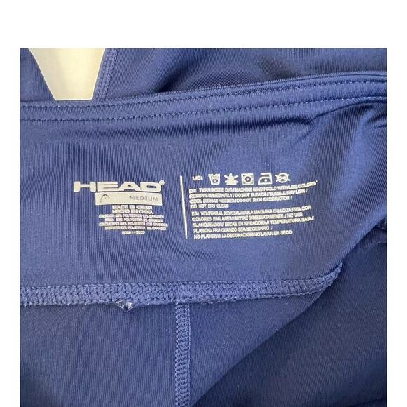 Head Activewear Leggings Women's Medium Navy Blue Workout Running Pants - Picture 2 of 6